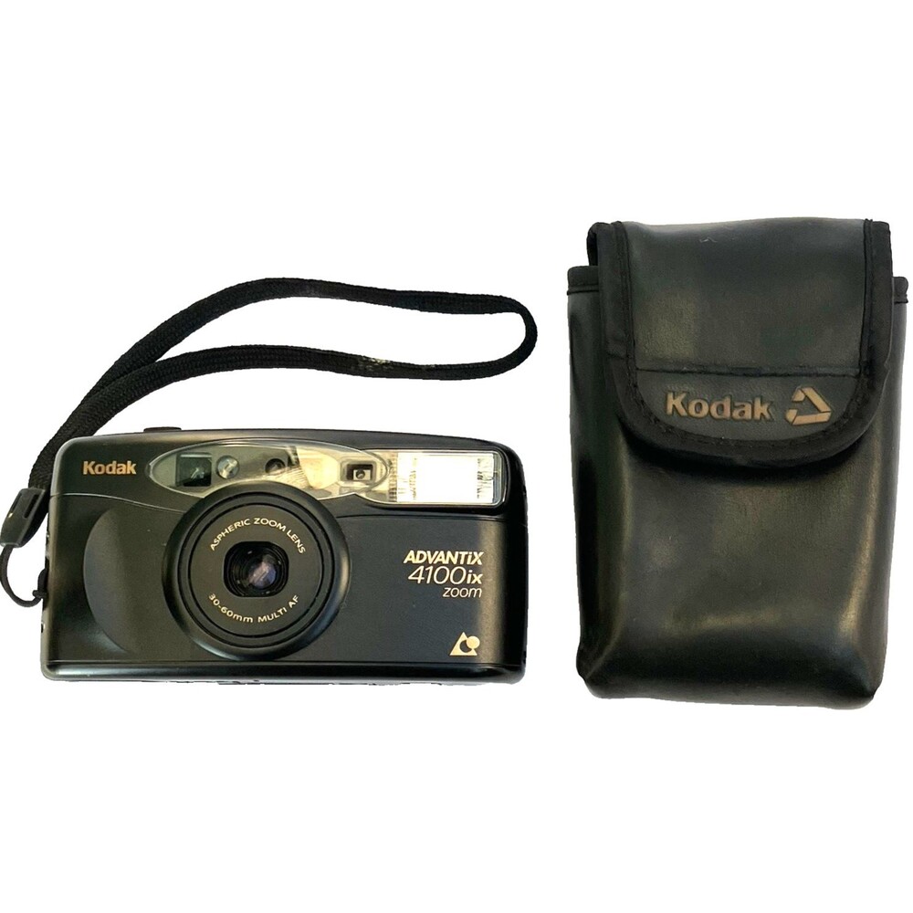 Kodak Advantix 4100ix Zoom Film Camera with Case Vintage 30-60 Lens Point Shoot
